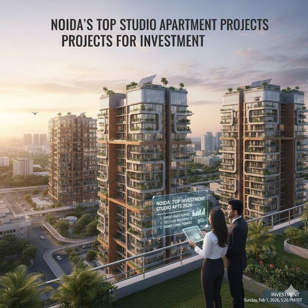 Best Studio Apartment Projects in Noida for Investment